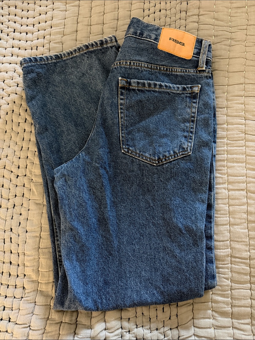 RSQ Men's Blue Straight Jeans